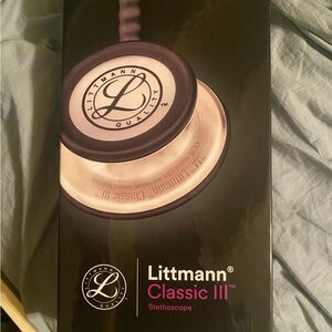 New burgundy littmann classic iii stethoscope